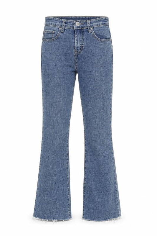 Party Jeans Womens Blue Cotton Bootcut Jeans Size S Regular Zip