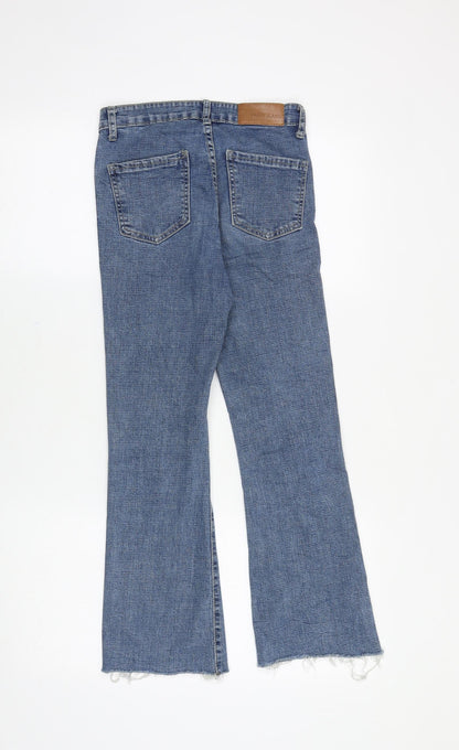 Party Jeans Womens Blue Cotton Bootcut Jeans Size S Regular Zip
