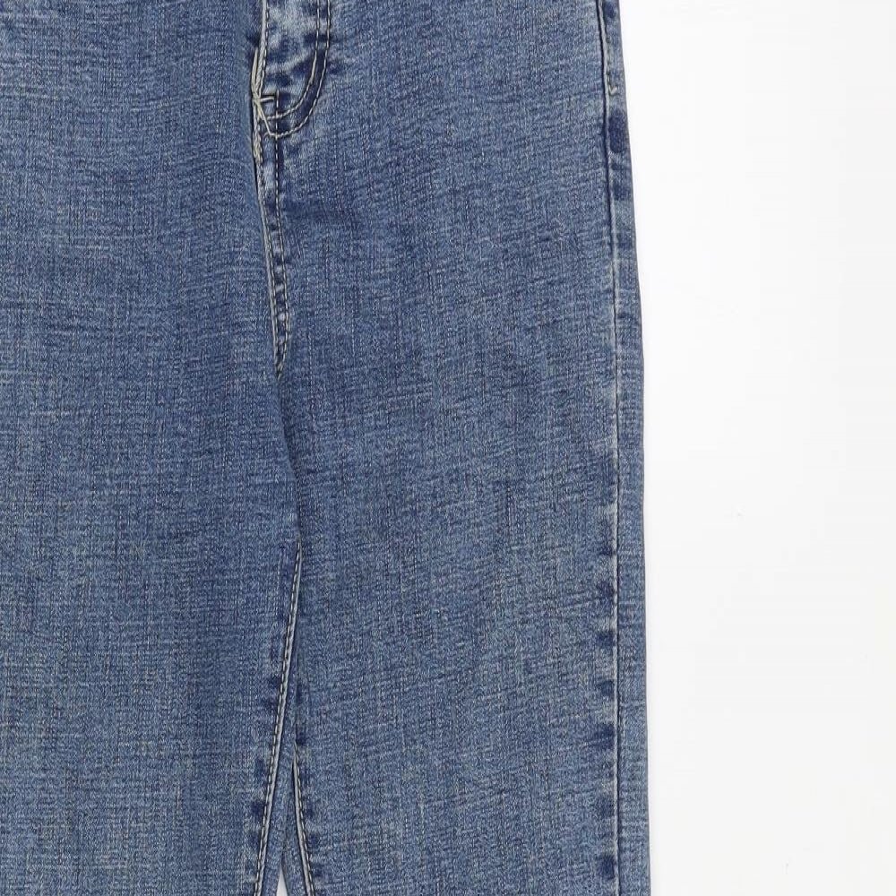 Party Jeans Womens Blue Cotton Bootcut Jeans Size S Regular Zip