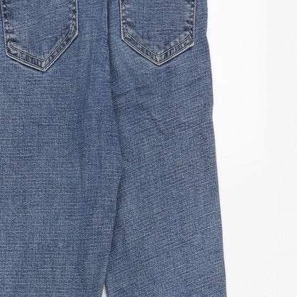 Party Jeans Womens Blue Cotton Bootcut Jeans Size S Regular Zip