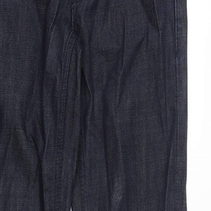 Womens UK Size 6 Marks and Spencer Slim Fit Straight Blue Jeans