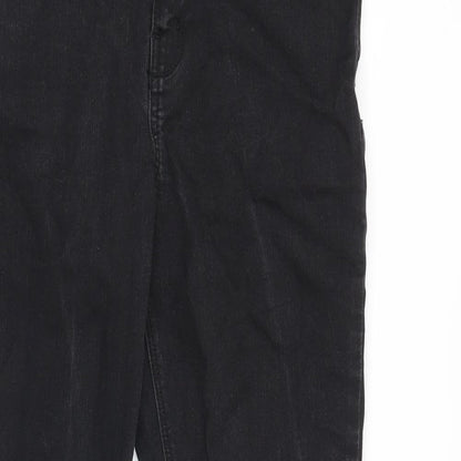 George Womens Black Cotton Skinny Jeans Size 10 Slim Zip