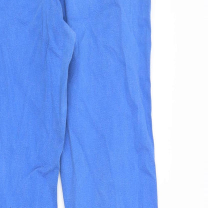 Jordache Womens Blue Cotton Straight Jeans Size 30 in Regular Zip