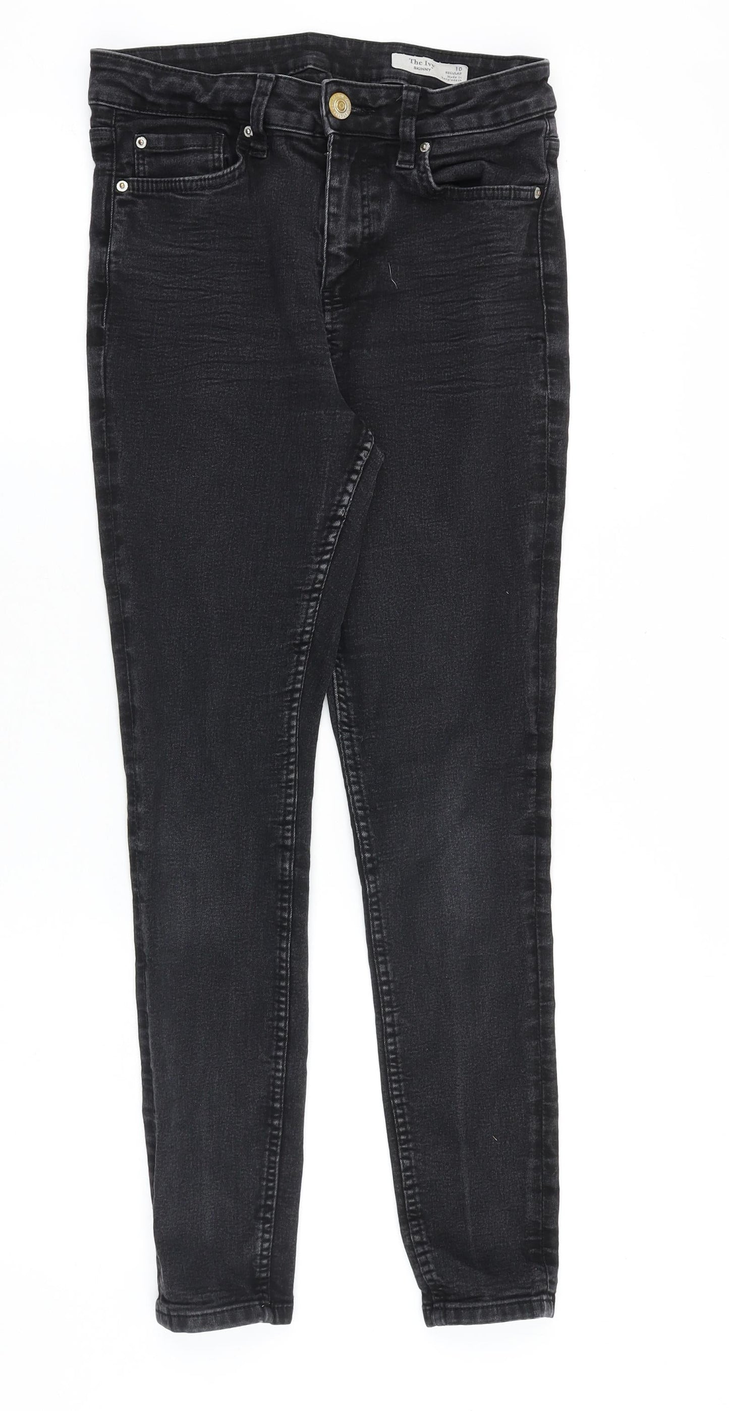 Womens UK Size 10 Marks and Spencer Slim Fit Skinny Black Jeans