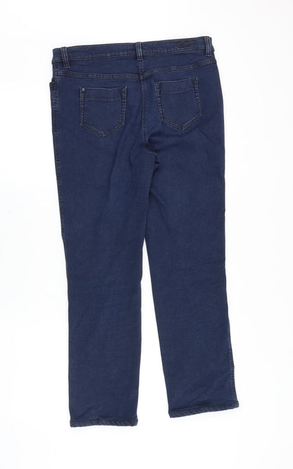 Womens UK Size 34 in Preworn Regular Fit Straight Blue Jeans