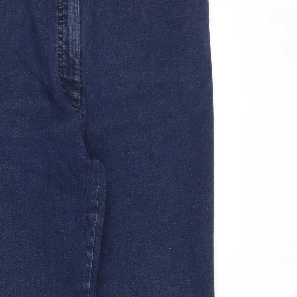 Womens UK Size 34 in Preworn Regular Fit Straight Blue Jeans