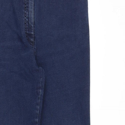 Womens UK Size 34 in Preworn Regular Fit Straight Blue Jeans