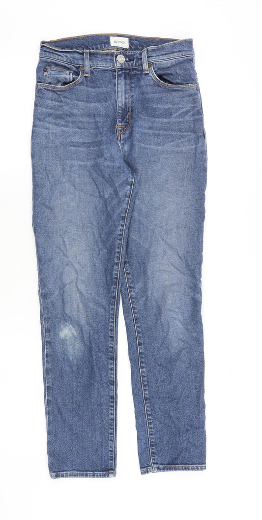 Hudson Womens Blue Cotton Straight Jeans Size 25 in Regular Zip