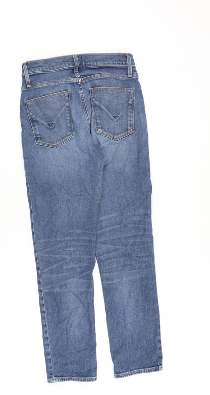 Hudson Womens Blue Cotton Straight Jeans Size 25 in Regular Zip