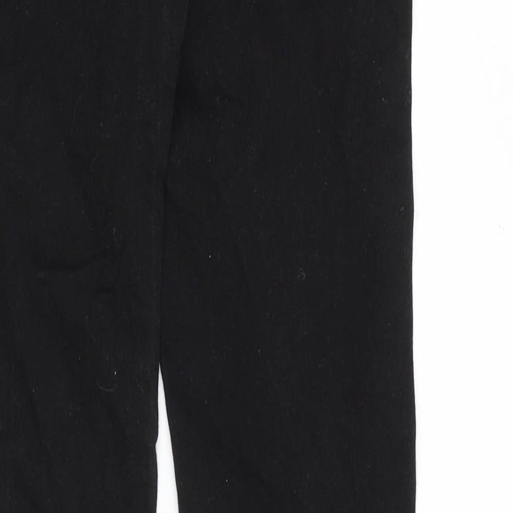 Mango Womens Black Cotton Skinny Jeans Size 6 Slim Zip