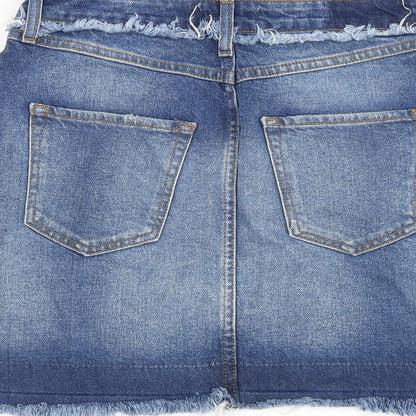 Womens UK Size 8 River Island Straight & Pencil Denim Skirt