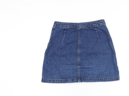 Womens UK Size 26 in Topshop Straight & Pencil Denim Skirt