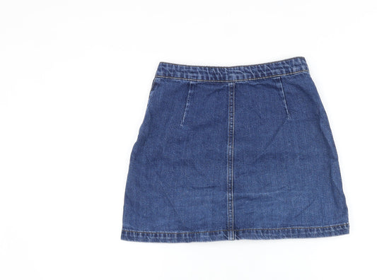 Womens UK Size 26 in Topshop Straight & Pencil Denim Skirt