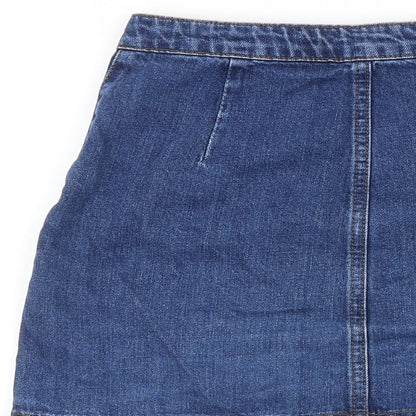 Womens UK Size 26 in Topshop Straight & Pencil Denim Skirt