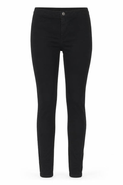 Womens UK Size 10 Denim & Co. Slim Fit Skinny Black Jeans