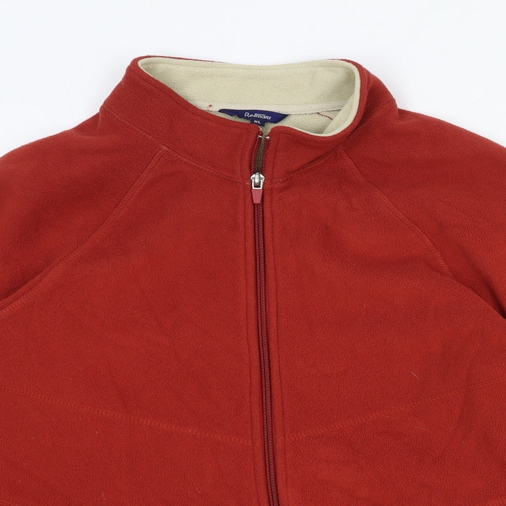 Reimans Womens Orange Jacket Size XL Zip