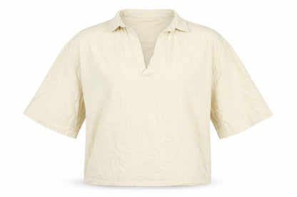 Womens UK Size M ASOS Ivory Basic Blouse