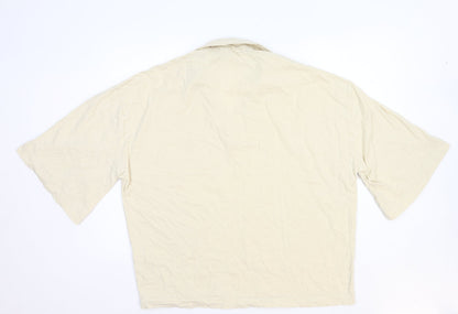Womens UK Size M ASOS Ivory Basic Blouse
