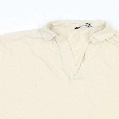 Womens UK Size M ASOS Ivory Basic Blouse