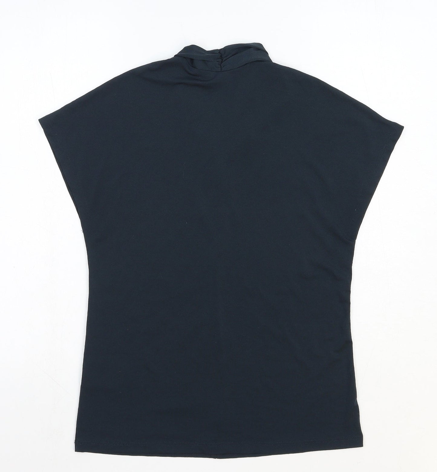 Womens UK Size XS H&M Green Basic T-Shirt
