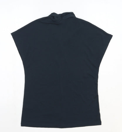 Womens UK Size XS H&M Green Basic T-Shirt