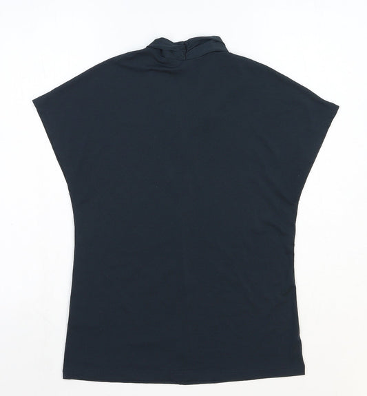 Womens UK Size XS H&M Green Basic T-Shirt