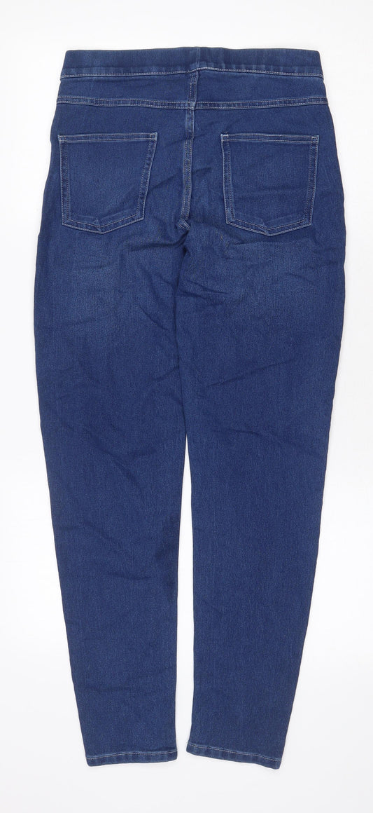 Avenue Womens Blue Cotton Jegging Jeans Size 12 Regular
