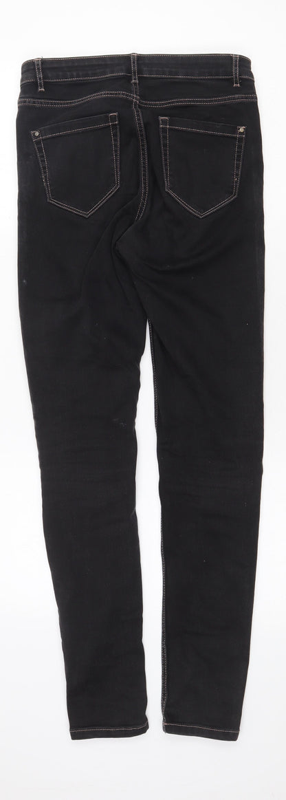 ESMARA Womens Grey Cotton Skinny Jeans Size 10 Regular Zip