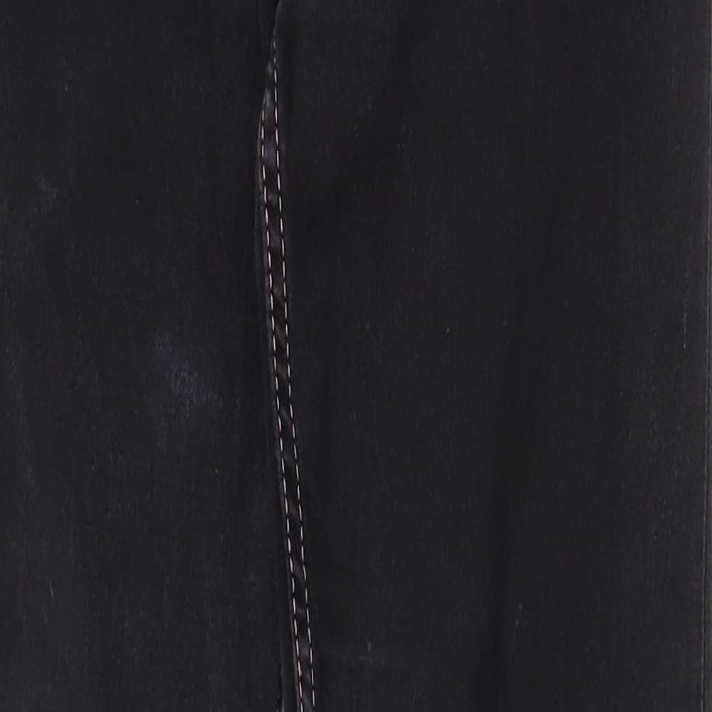 ESMARA Womens Grey Cotton Skinny Jeans Size 10 Regular Zip