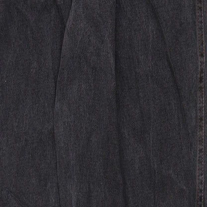 Womens UK Size 10 Preworn Regular Fit Straight Grey Jeans