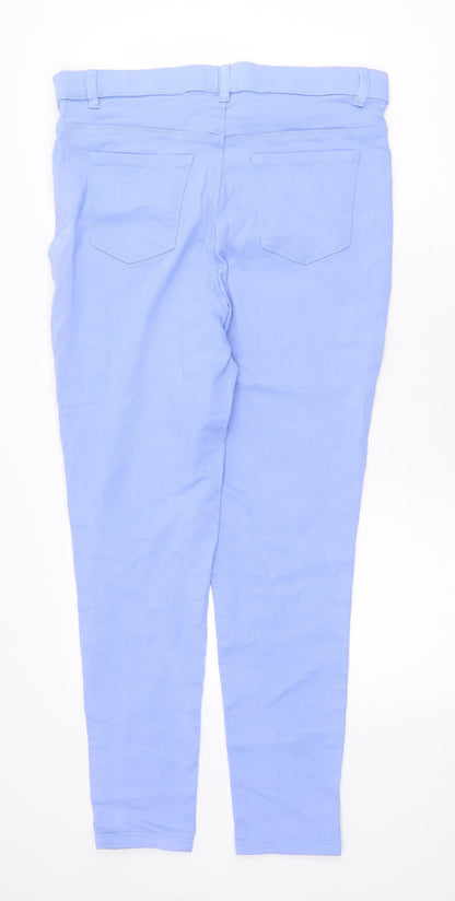 Womens UK Size 34 in Preworn Regular Fit Jegging Purple Jeans