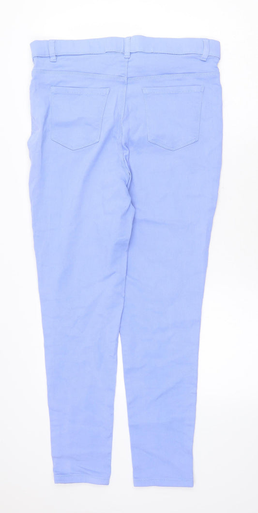 Womens UK Size 34 in Preworn Regular Fit Jegging Purple Jeans