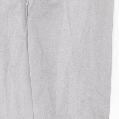 NEXT Womens Grey Cotton Skinny Jeans Size 12 Regular Zip