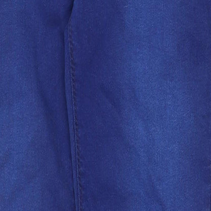 Dorothy Perkins Womens Blue Cotton Skinny Jeans Size 10 Regular Zip