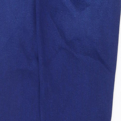 Dorothy Perkins Womens Blue Cotton Skinny Jeans Size 10 Regular Zip