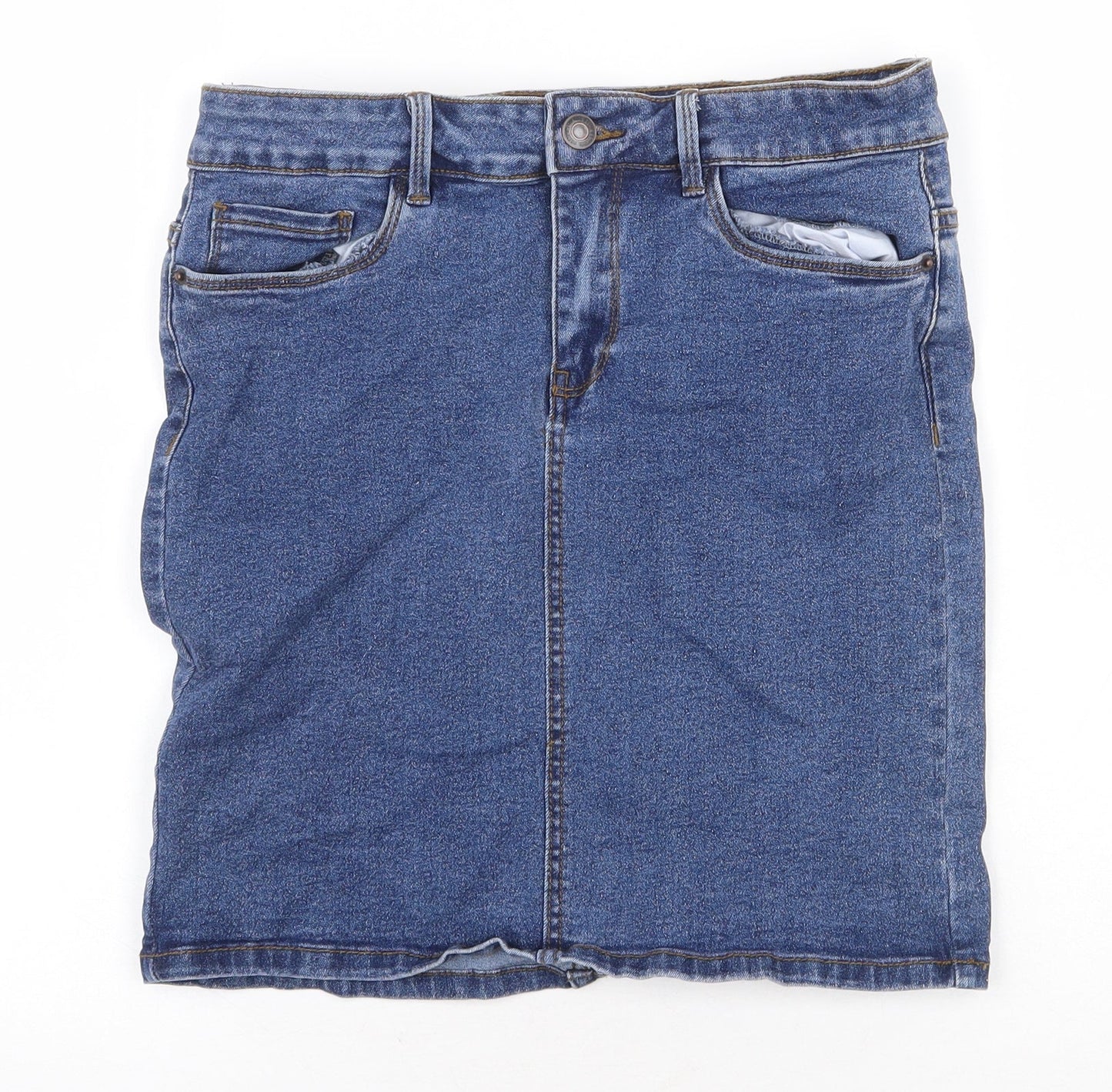 Womens UK Size 28 in Vera Moda Straight & Pencil Denim Skirt