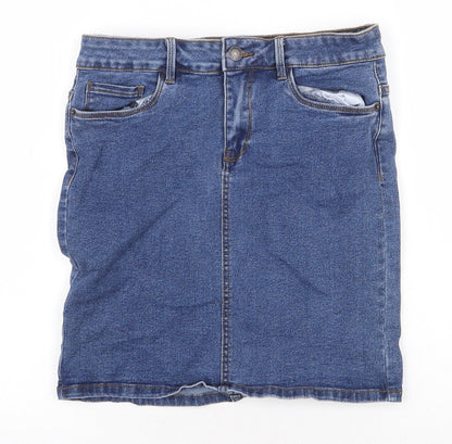 Womens UK Size 28 in Vera Moda Straight & Pencil Denim Skirt