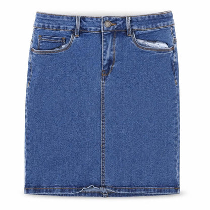 Womens UK Size 28 in Vera Moda Straight & Pencil Denim Skirt
