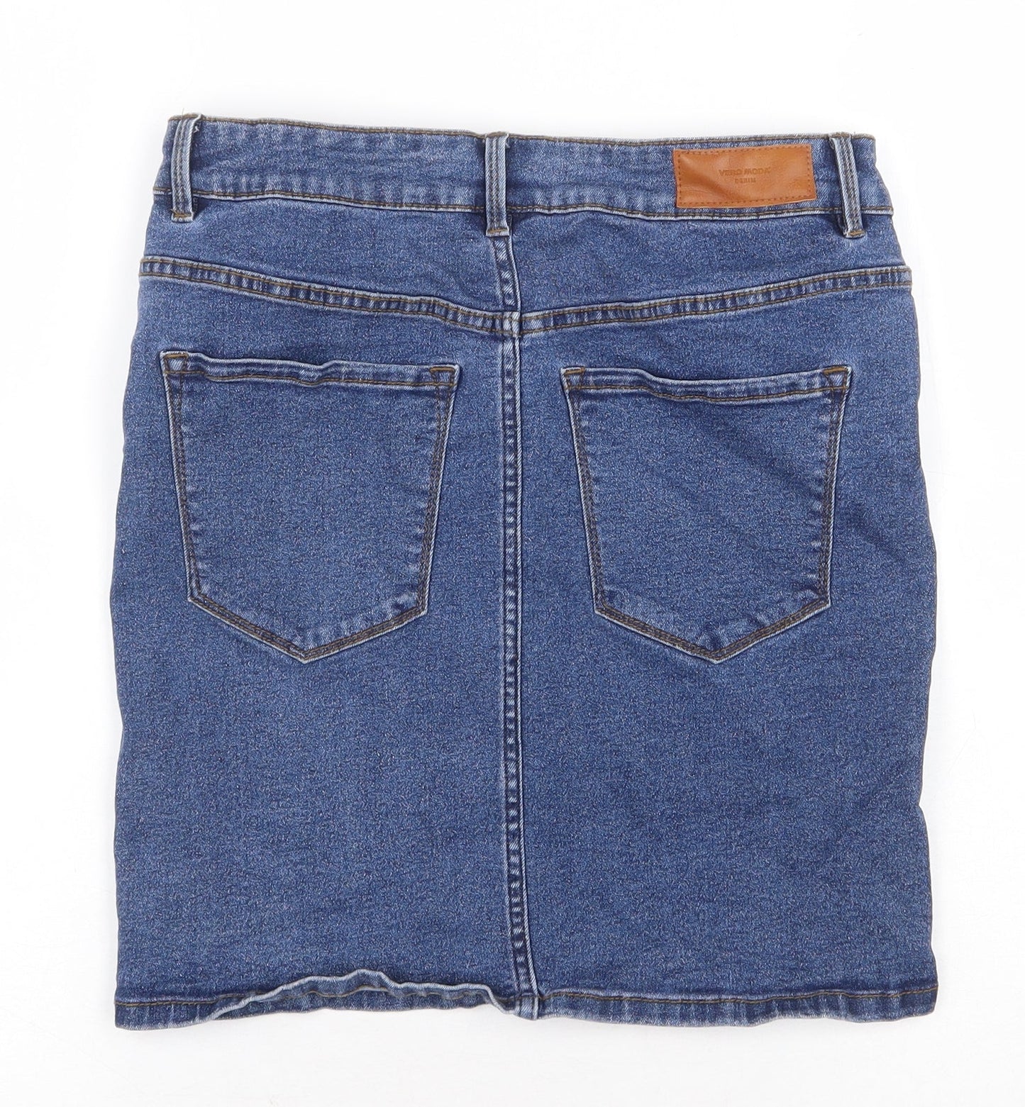 Womens UK Size 28 in Vera Moda Straight & Pencil Denim Skirt
