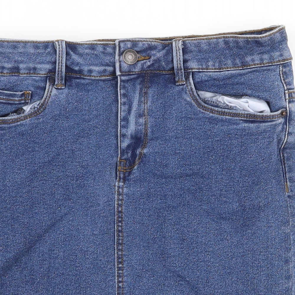 Womens UK Size 28 in Vera Moda Straight & Pencil Denim Skirt