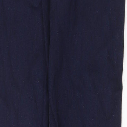 Denim & Co. Womens Blue Cotton Skinny Jeans Size 10 Regular Zip