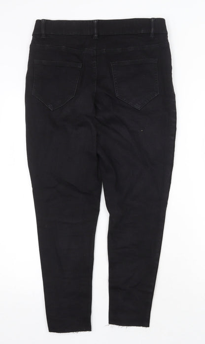 Womens UK Size 32 in Preworn Regular Fit Skinny Black Jeans