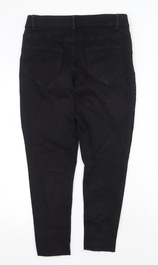 Womens UK Size 32 in Preworn Regular Fit Skinny Black Jeans