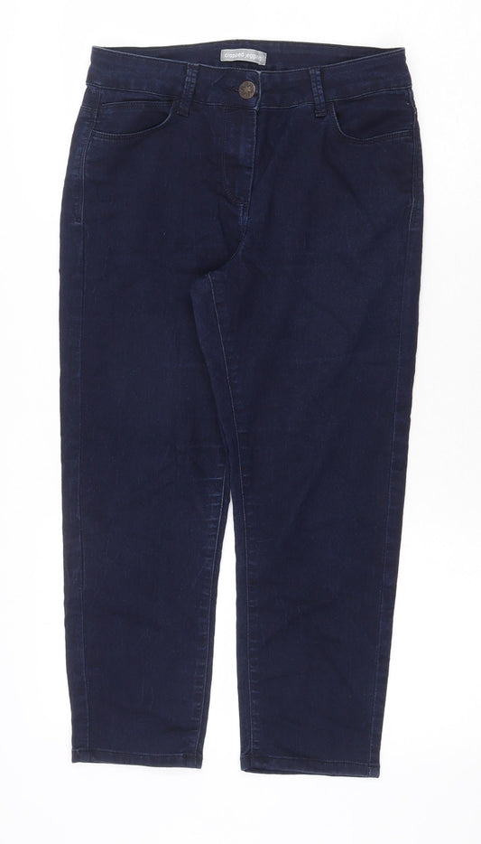 Womens UK Size 10 Marks and Spencer Regular Fit Straight Blue Jeans
