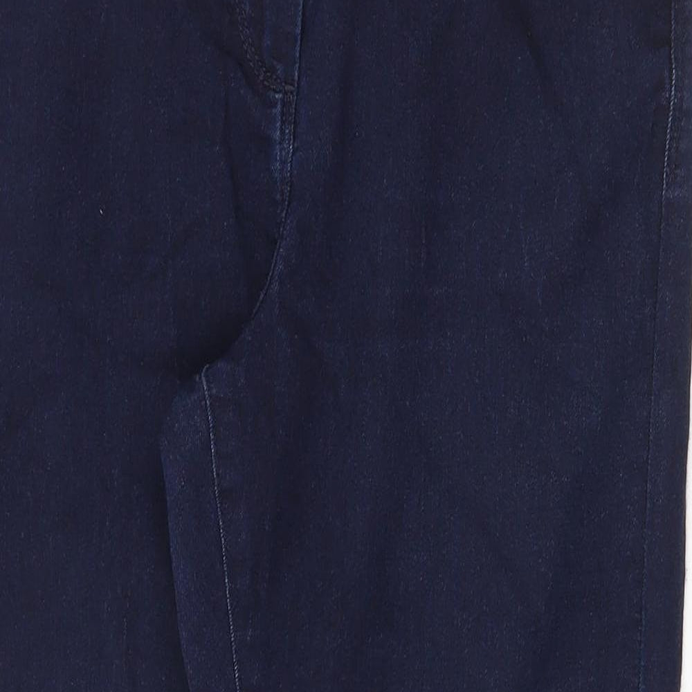 Womens UK Size 10 Marks and Spencer Regular Fit Straight Blue Jeans