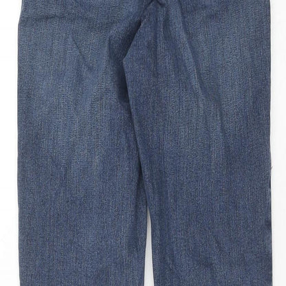 Topshop Womens Blue Cotton Skinny Jeans Size 26 in L32 in Regular Zip