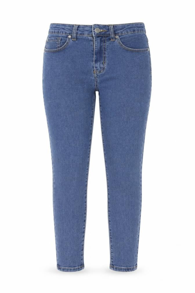 Womens UK Size 12 Denim & Co. Regular Fit Skinny Blue Jeans