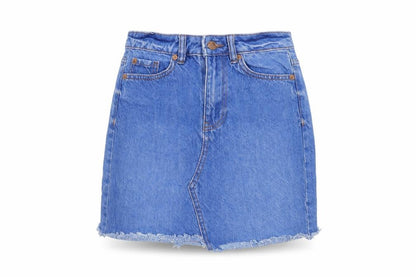 Womens UK Size 6 New Look Straight & Pencil Denim Skirt