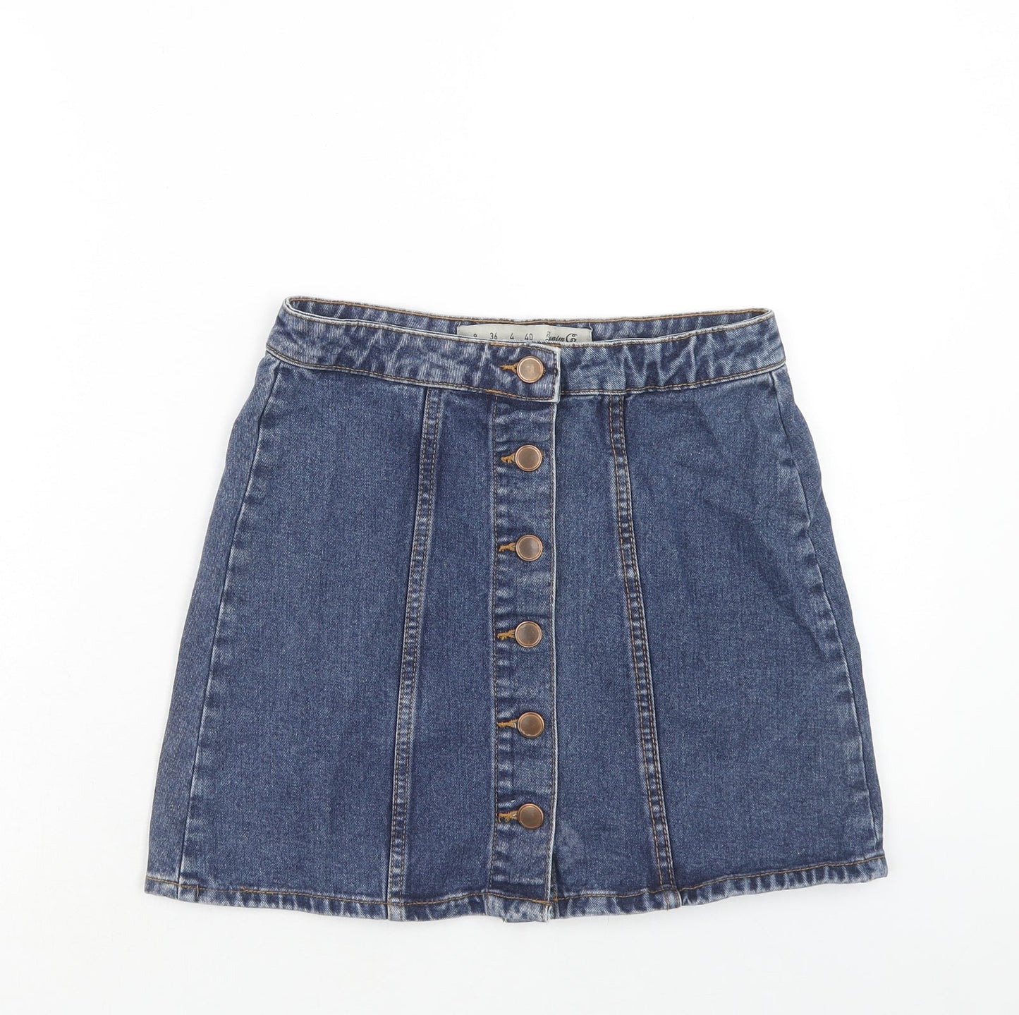 Womens UK Size 8 Denim & Co. Straight & Pencil Denim Skirt