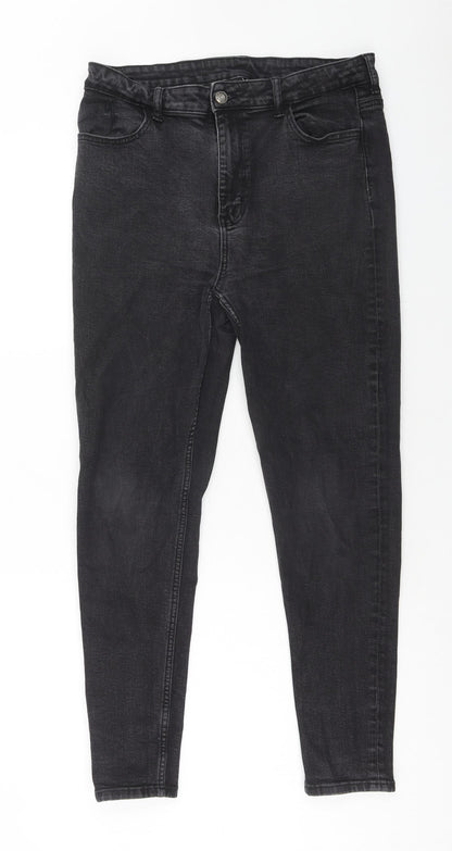 As You Womens Black Cotton Skinny Jeans Size 32 in L32.5 in Regular Zip